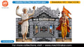 Warkari Pilgrimage Vitthal Editable PSD Backdrop Template for Pandal Decoration