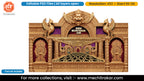 Royal Peacock Palace Gandaberunda Six Side Pandal Decoration Editable PSD Template for Designers