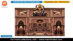 Lord Narasimha Narsimha Avatar Lion Guardian Six Side Pandal Decoration Editable PSD Template for Designers