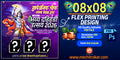 Editable PSD flex banner template of muscular Lord Krishna with sound light screen attraction boxes for Dahi Handi Utsav