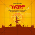 Professional Pulwama Attack Tribute templates Design in Marathi, Hindi, and English - High-Quality Editable PSD and JPG by Me Chitrakar