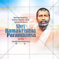 Premium Ramkrishna Paramhans Punyatithi Festival Invitation in Marathi, Hindi, and English - Editable PSD  by Me Chitrakar