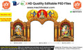 Ram Navami Themed Entry Arch Design | High-Quality Editable PSD File | Me Chitrakar