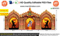 Ram Navami Backdrop Design – High-Quality Editable PSD File | Me Chitrakar