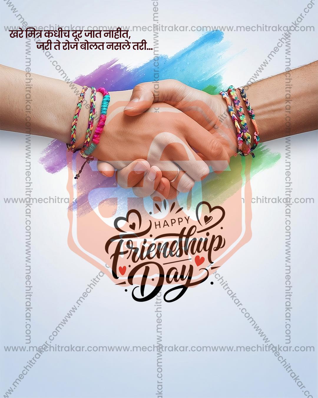 Doodle Fun editable Friendship Day PSD template with hand-drawn doodle illustrations for social media