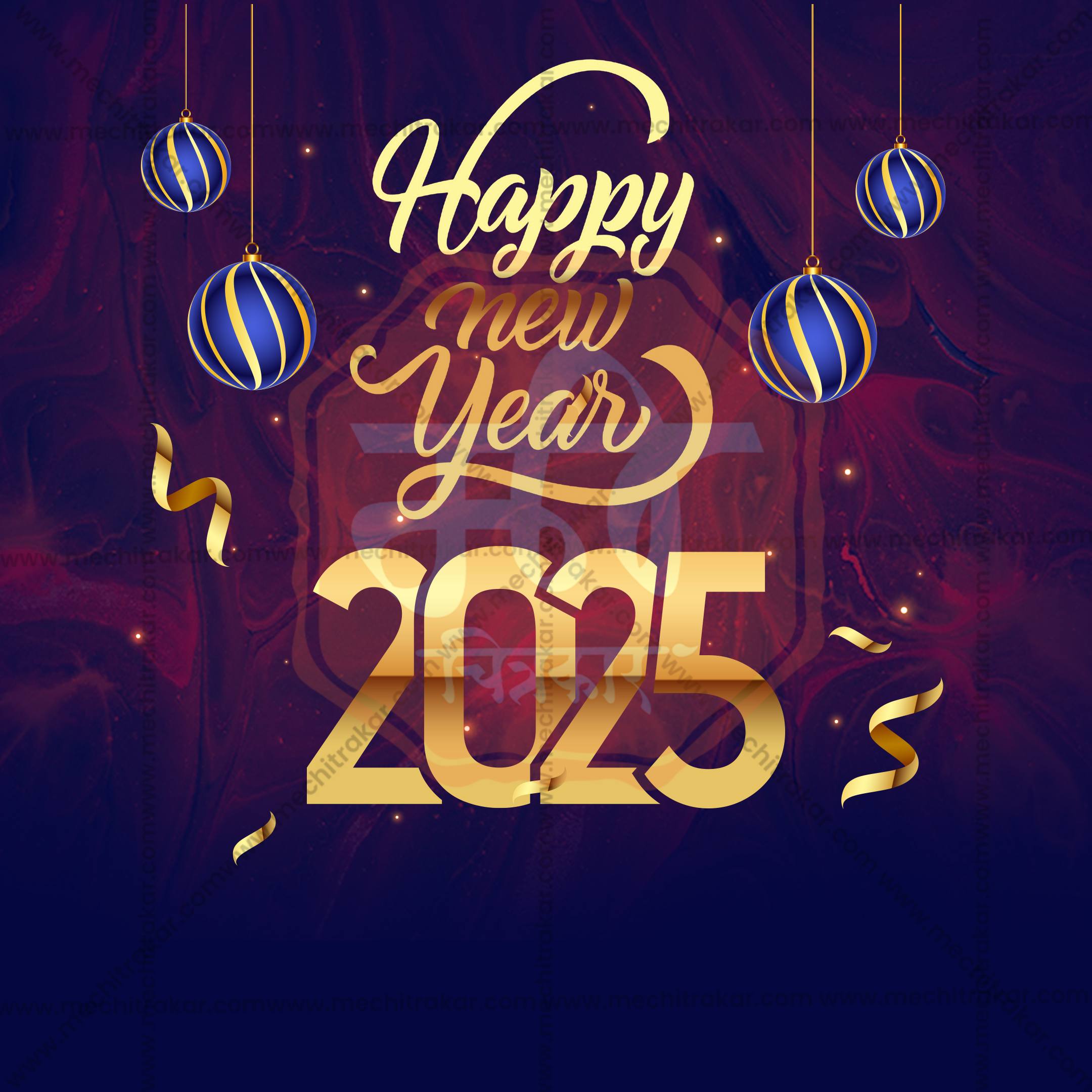 New Year festival banner PSD with luxury gold theme.