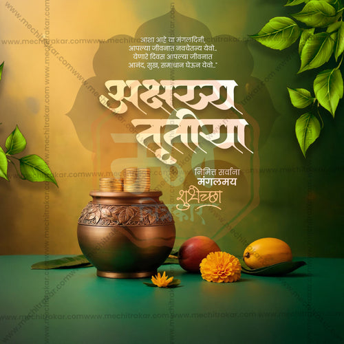 Me Chitrakar Akshay Tritiya PSD Design with Layered Files