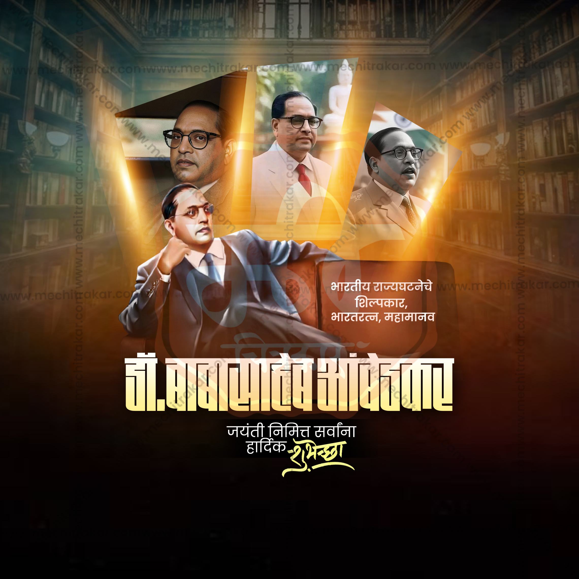 Professional Graphic Design Asset for Bhim Jayanti 14 April