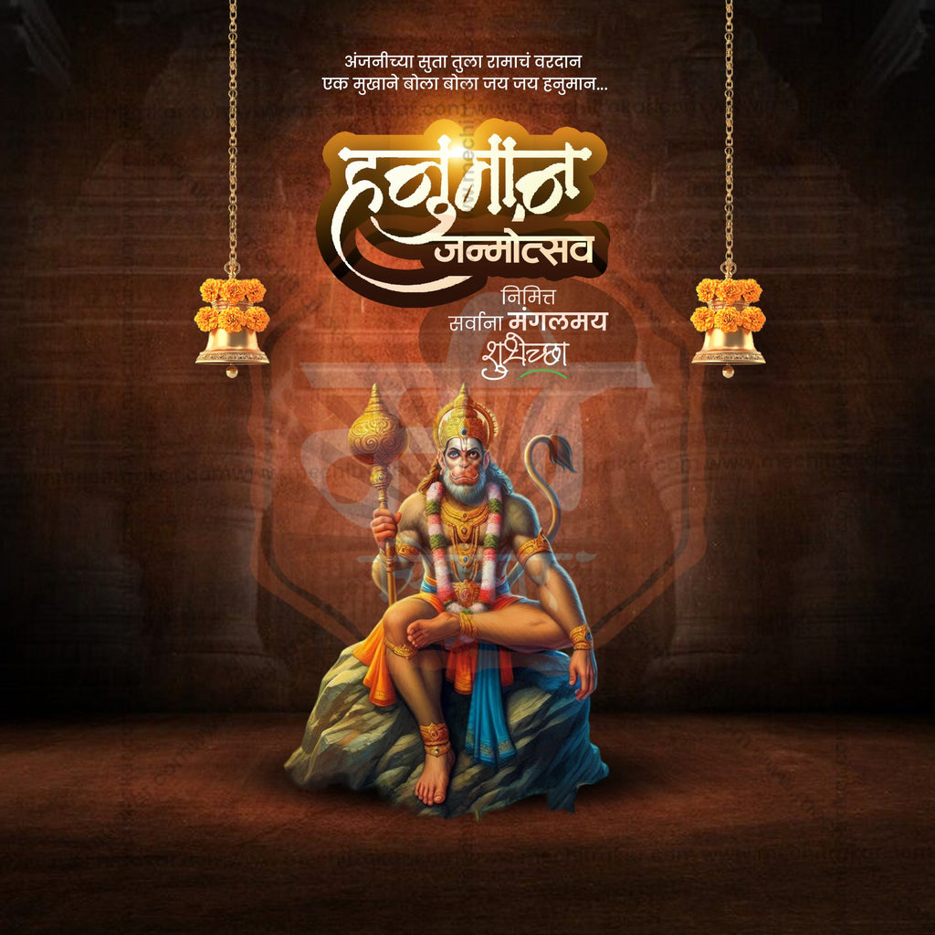 Hanuman Janmotsav premium visual storytelling kit.