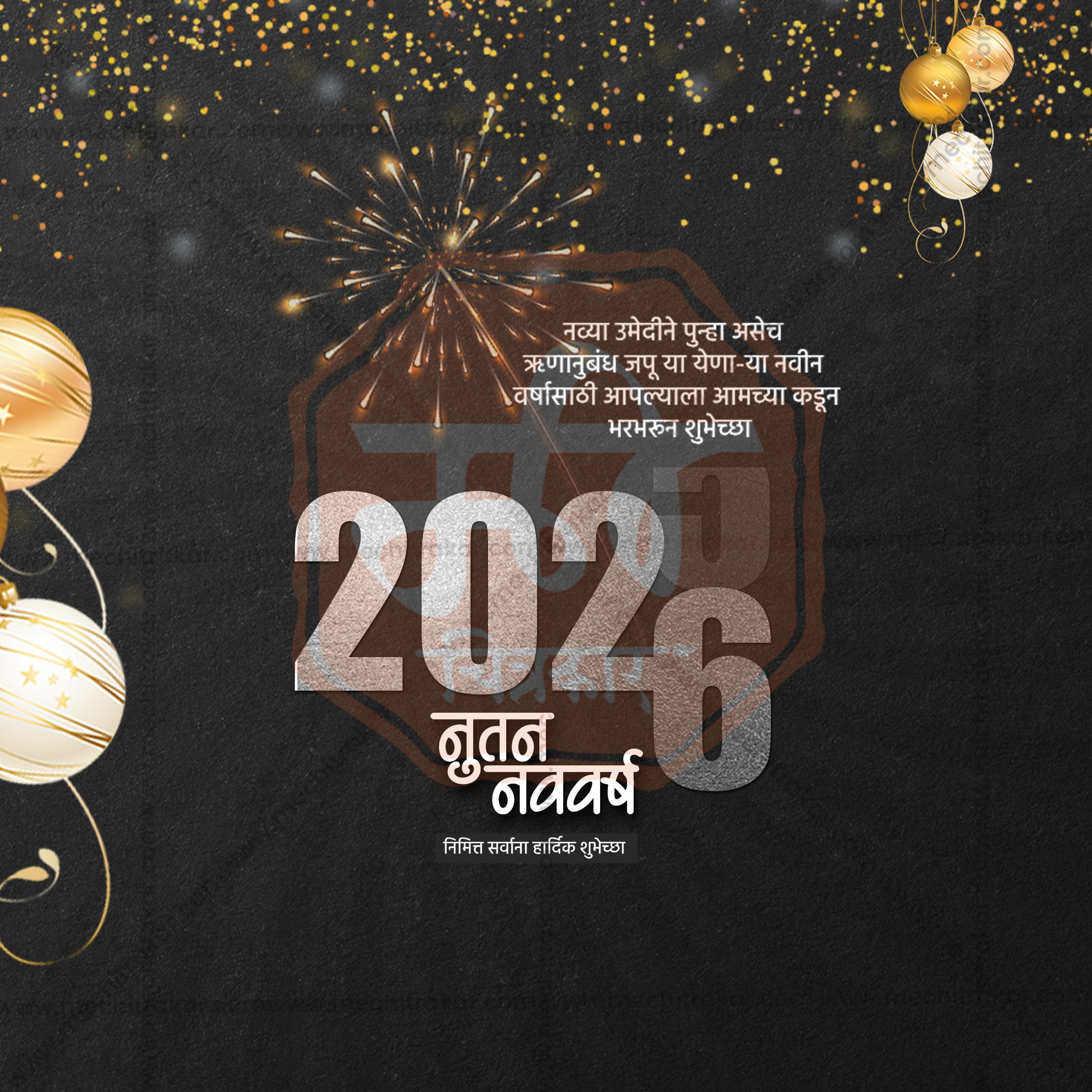 Indian Festival Social Media Post Marathi