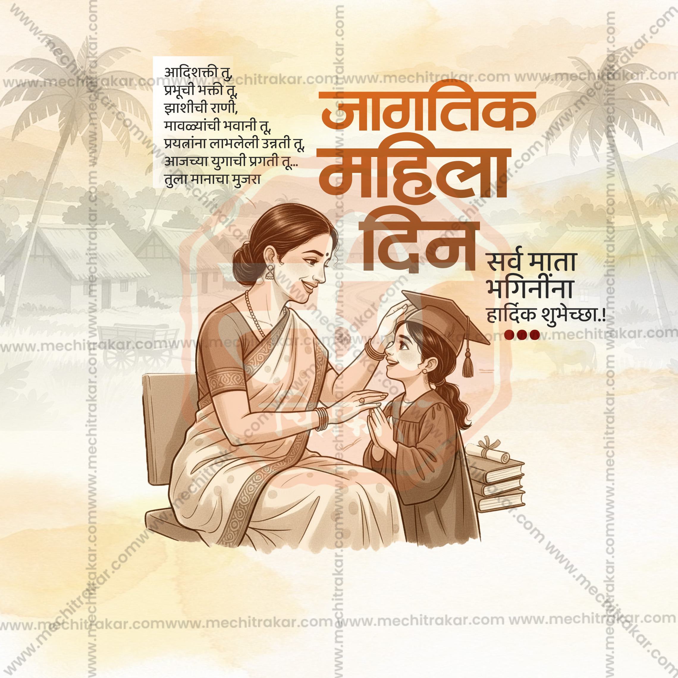 Professional Women's Day Facebook cover PSD template.