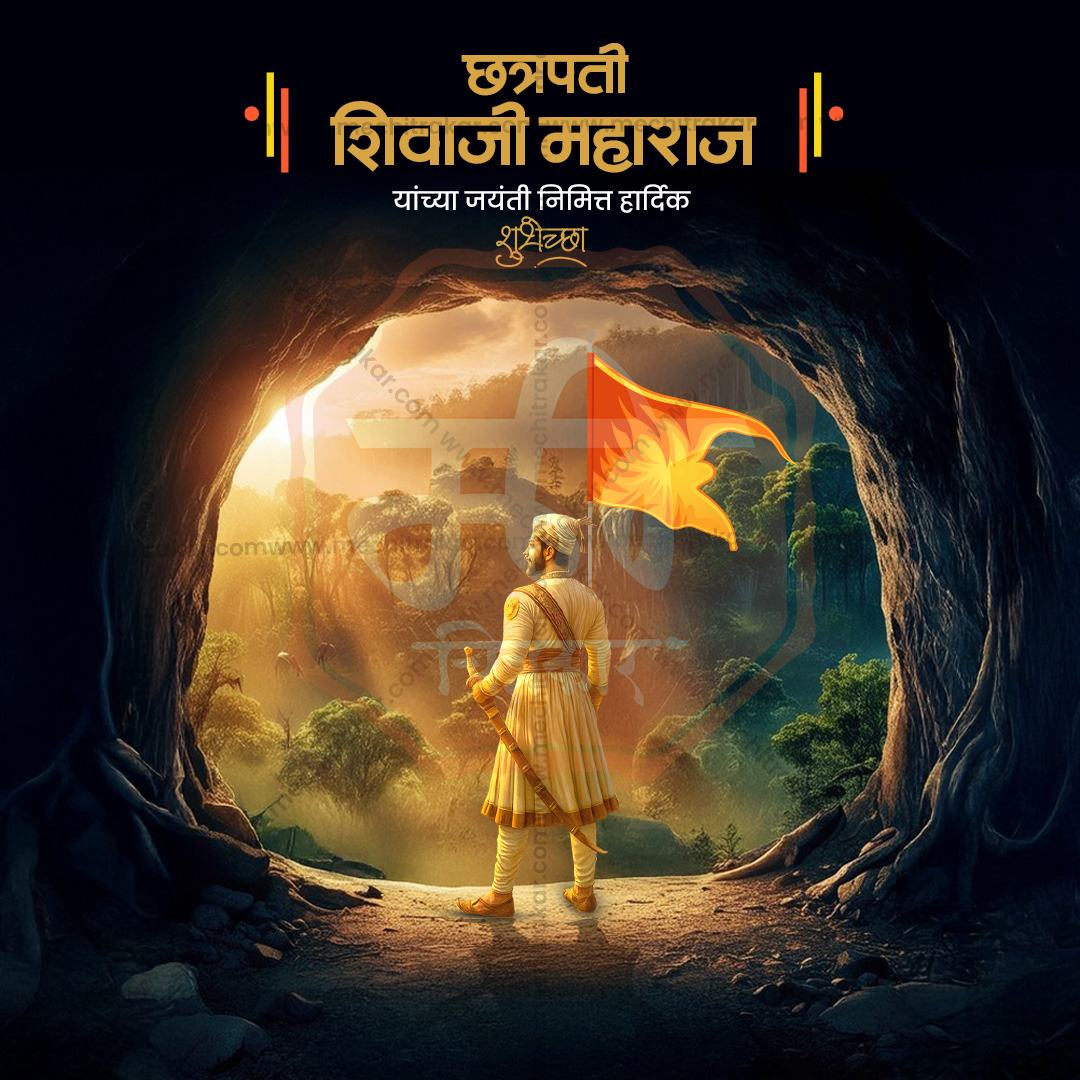 Unique Marathi Font Design for Shiv Bhakt Wishes