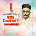 Swatantryaveer Vinayak Damodar Savarkar Punyatithi Social Media Template | English PSD | Me Chitrakar 0225-4