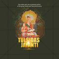 Attractive Tulsidas Jayanti Festival Banner in Marathi, Hindi, and English - PSD  by Me Chitrakar