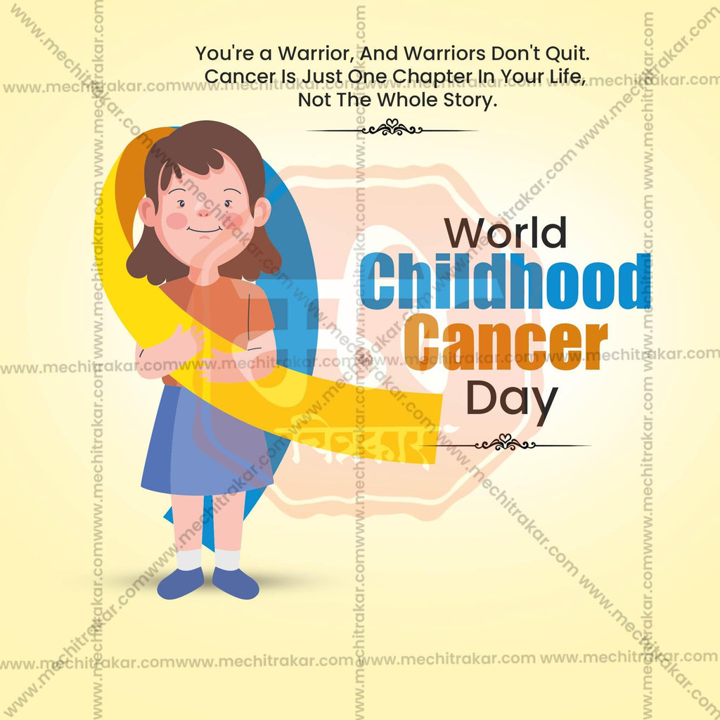 World Childhood Cancer Day Social Media Templates | 10 PSD Bundle No.1 (English) | Me Chitrakar-0225