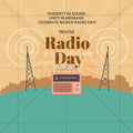 World Radio Day Social Media Template | English PSD | Me Chitrakar 0225-10