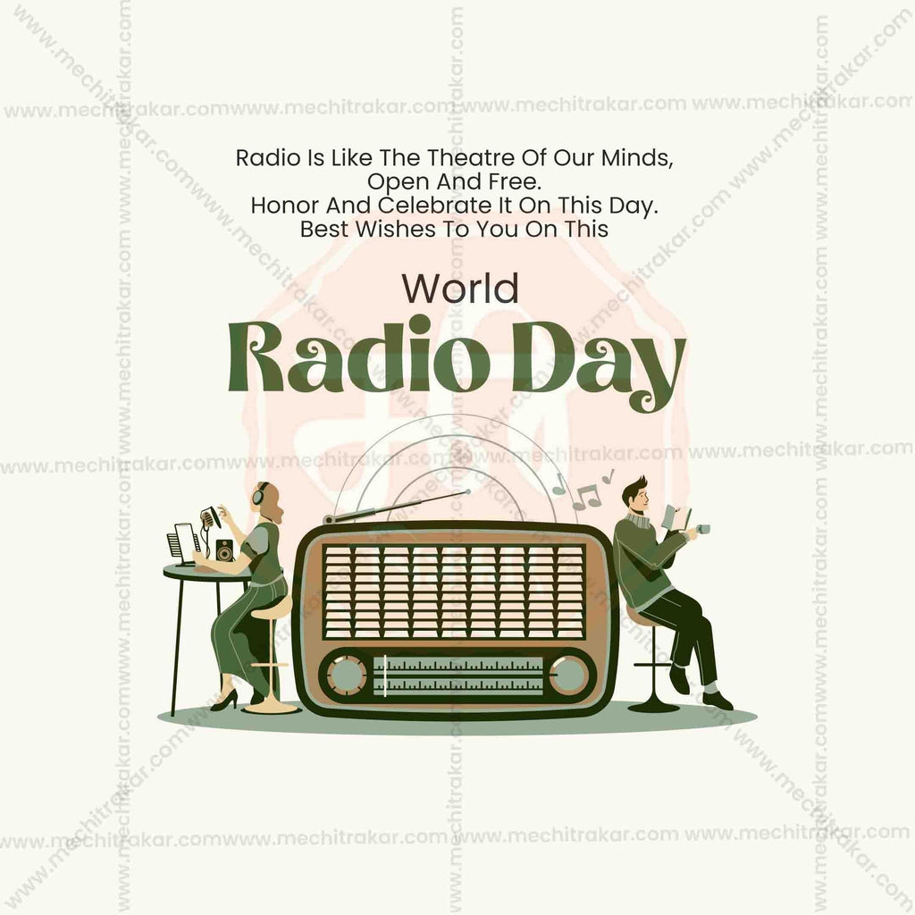 World Radio Day Social Media Template PSD & JPG Bundle:1 | (10 PSD & 10 JPG): English Templates