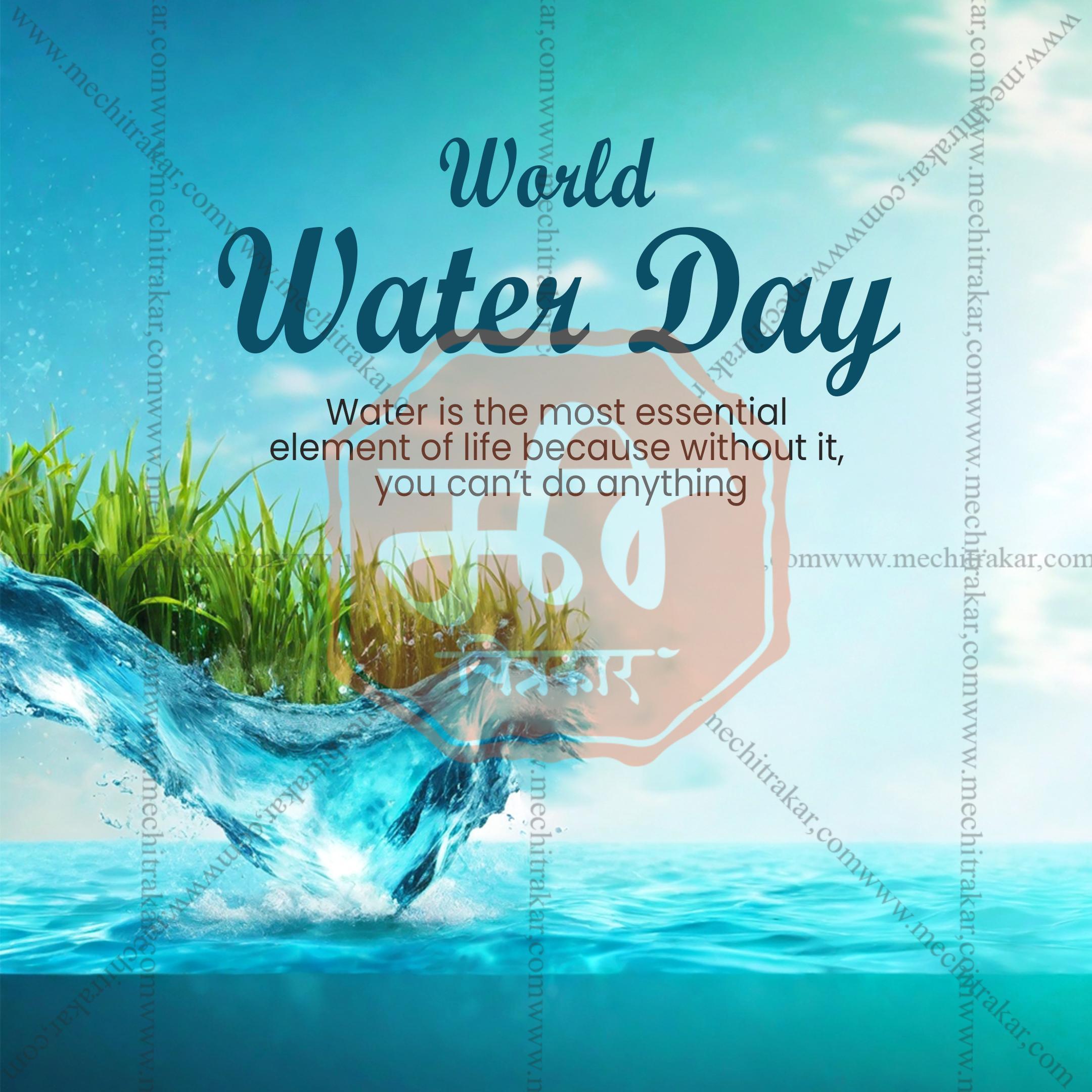 World Water Day Social Media Templates | 10 PSD Bundle No.1 (English) | Me Chitrakar-0325