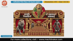 Mahalakshmi Ambabai Karvir Nivasini Editable PSD Pandal Decoration Temple Theme Design