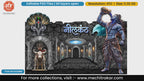Lord Shiva Neelkanth Editable PSD Backdrop Template for Pandal Decoration