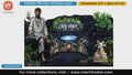 Shankar Maharaj Forest Sanctuary Editable PSD Backdrop Template for Pandal Decoration