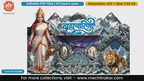 Goddess Brahmacharini Editable PSD Pandal Decoration Template