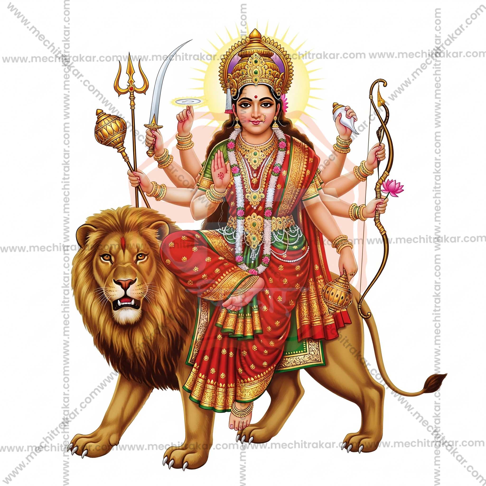 Premium Hindu Gods JPG Image Bundle – 100 High-Quality Illustrations by Mechitrakar | HGILL0625-Bundle No.1