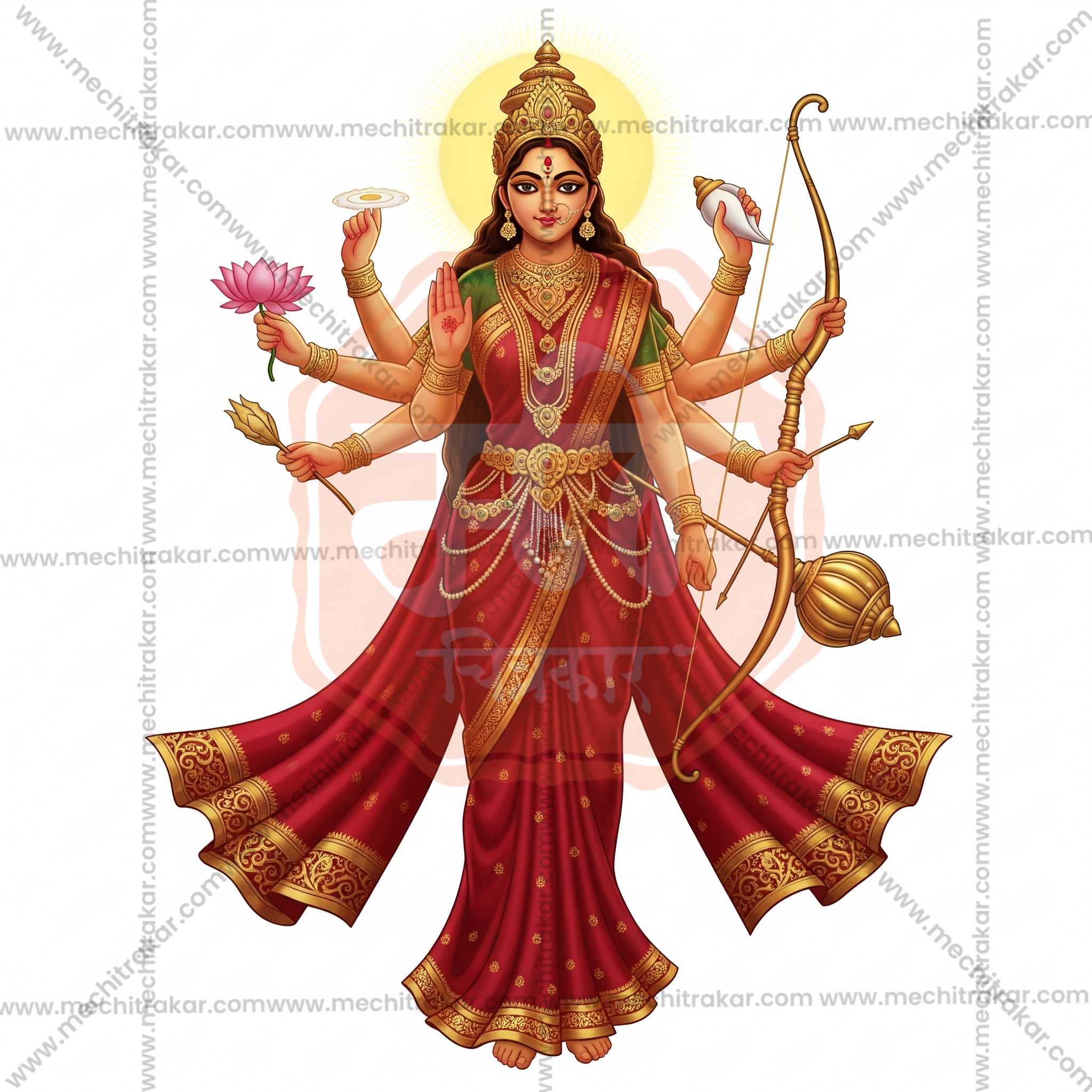 Premium Hindu Gods JPG Image Bundle – 100 High-Quality Illustrations by Mechitrakar | HGILL0625-Bundle No.1