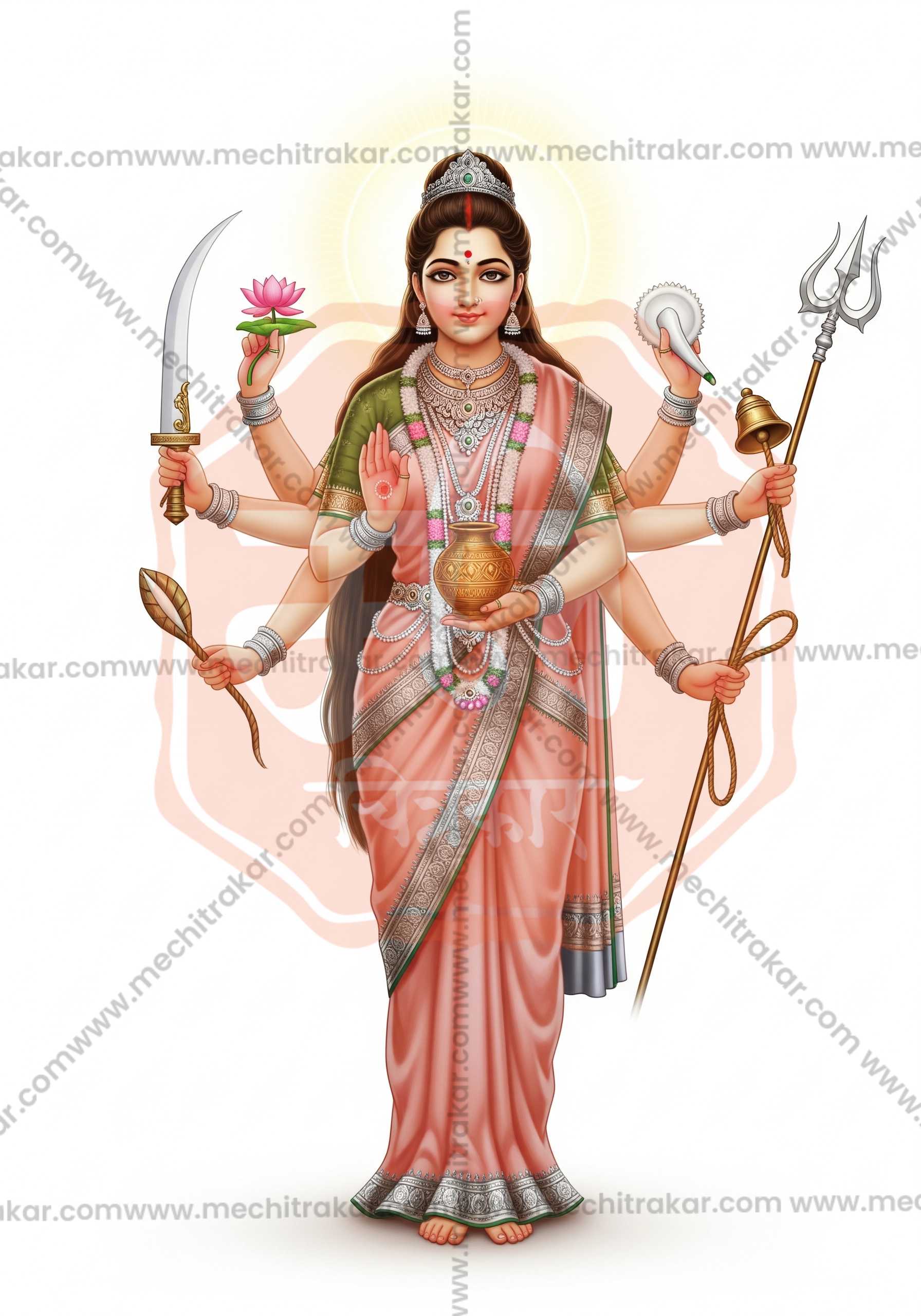 Premium Hindu Gods JPG Image Bundle – 100 High-Quality Illustrations by Mechitrakar | HGILL0625-Bundle No.1