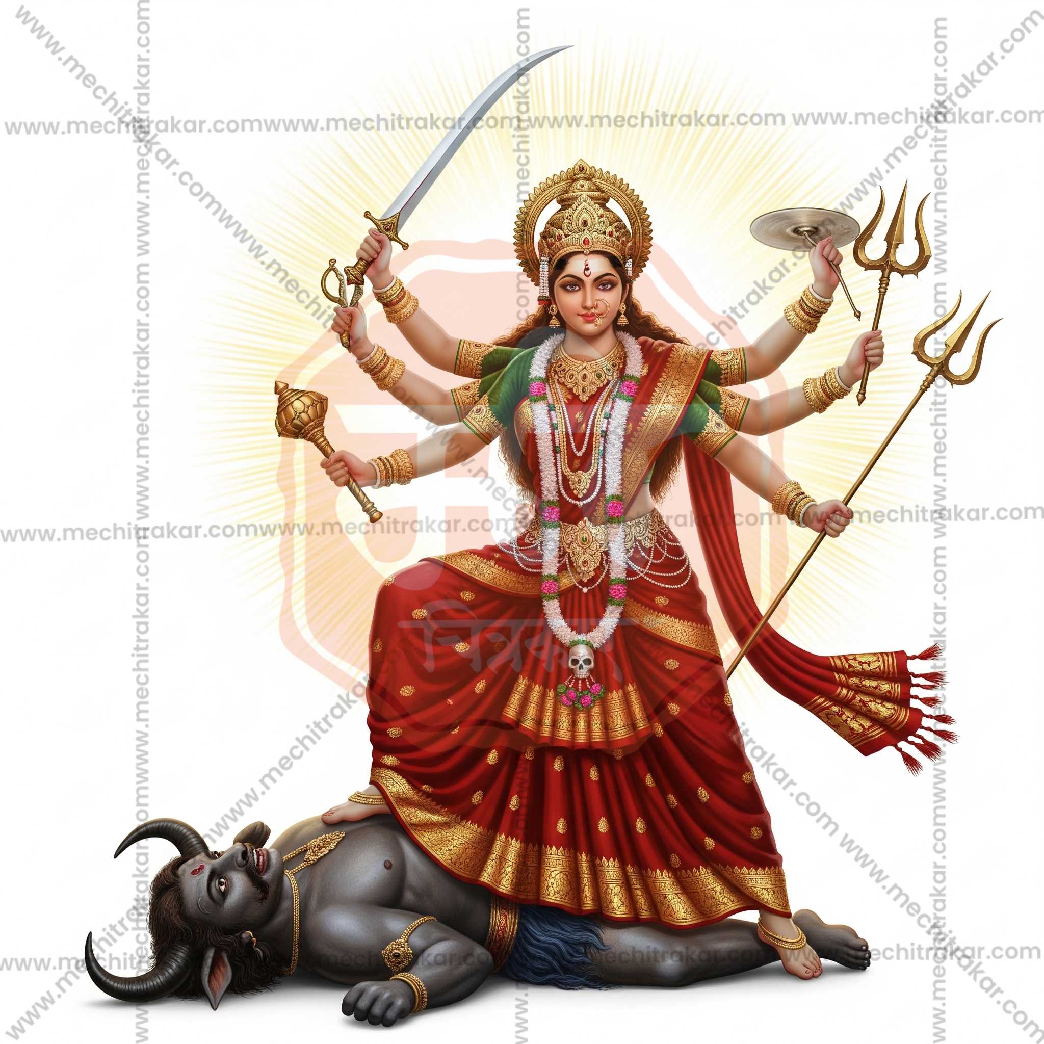 Premium Hindu Gods JPG Image Bundle – 100 High-Quality Illustrations by Mechitrakar | HGILL0625-Bundle No.1