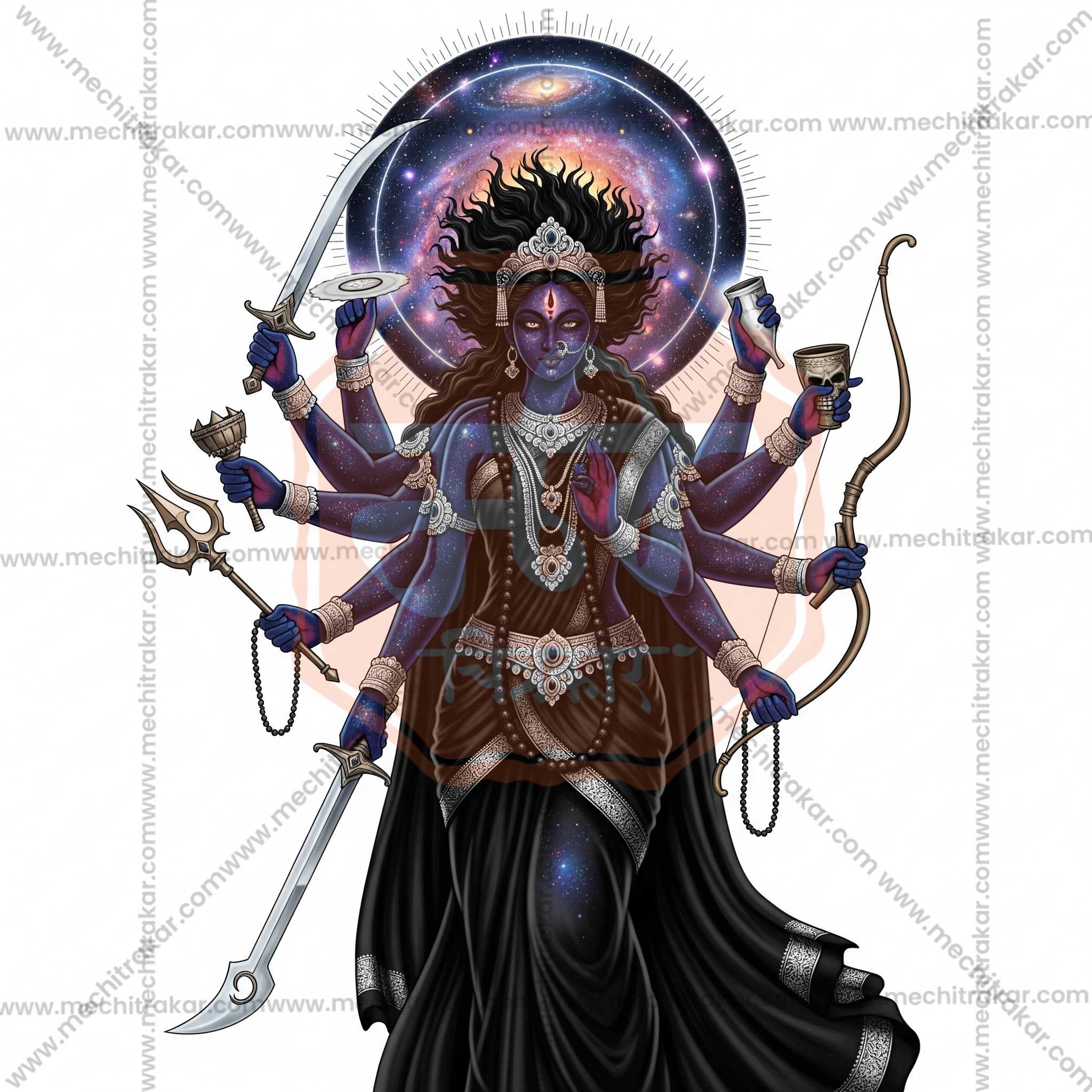 Premium Hindu Gods JPG Image Bundle – 100 High-Quality Illustrations by Mechitrakar | HGILL0625-Bundle No.1