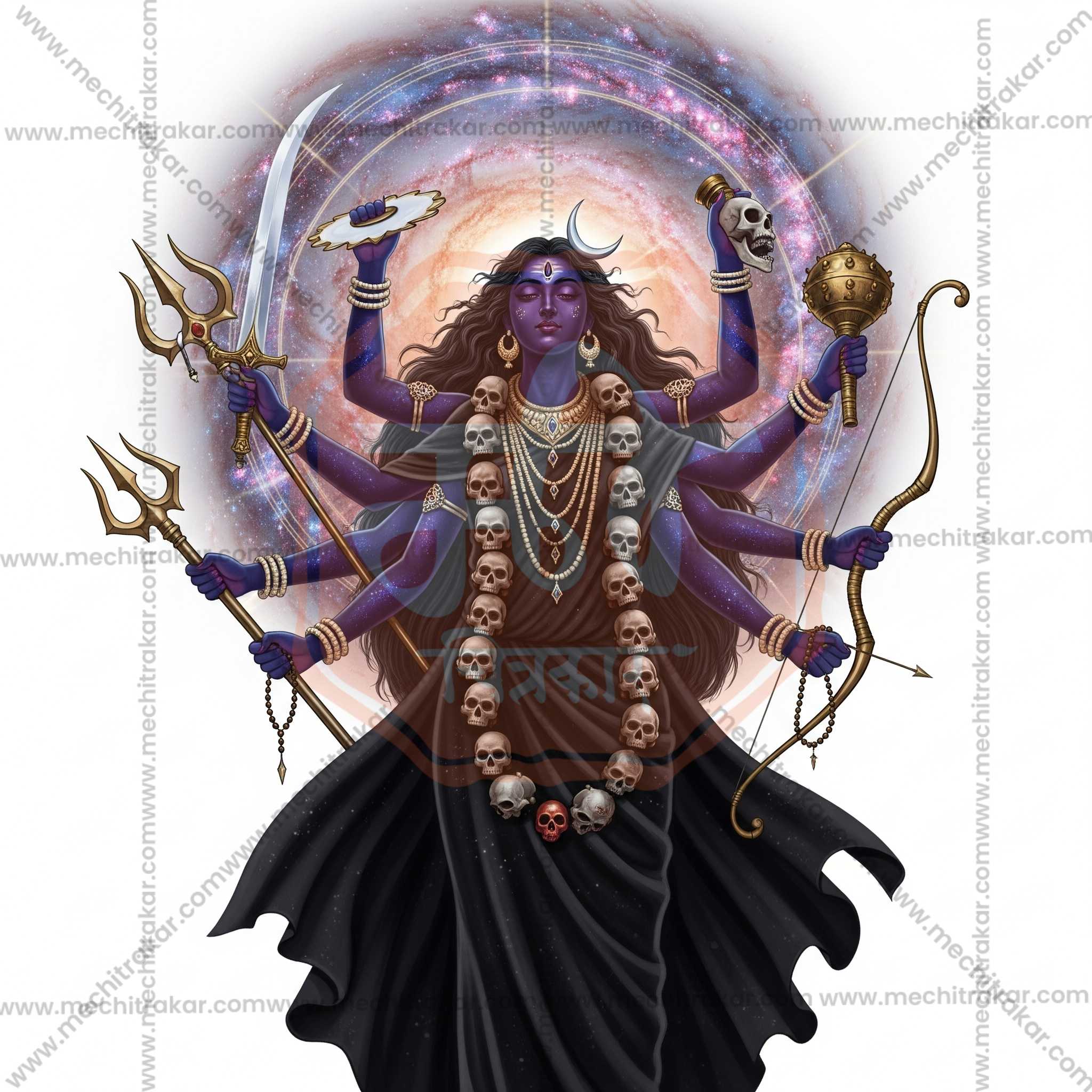 Premium Hindu Gods JPG Image Bundle – 100 High-Quality Illustrations by Mechitrakar | HGILL0625-Bundle No.1