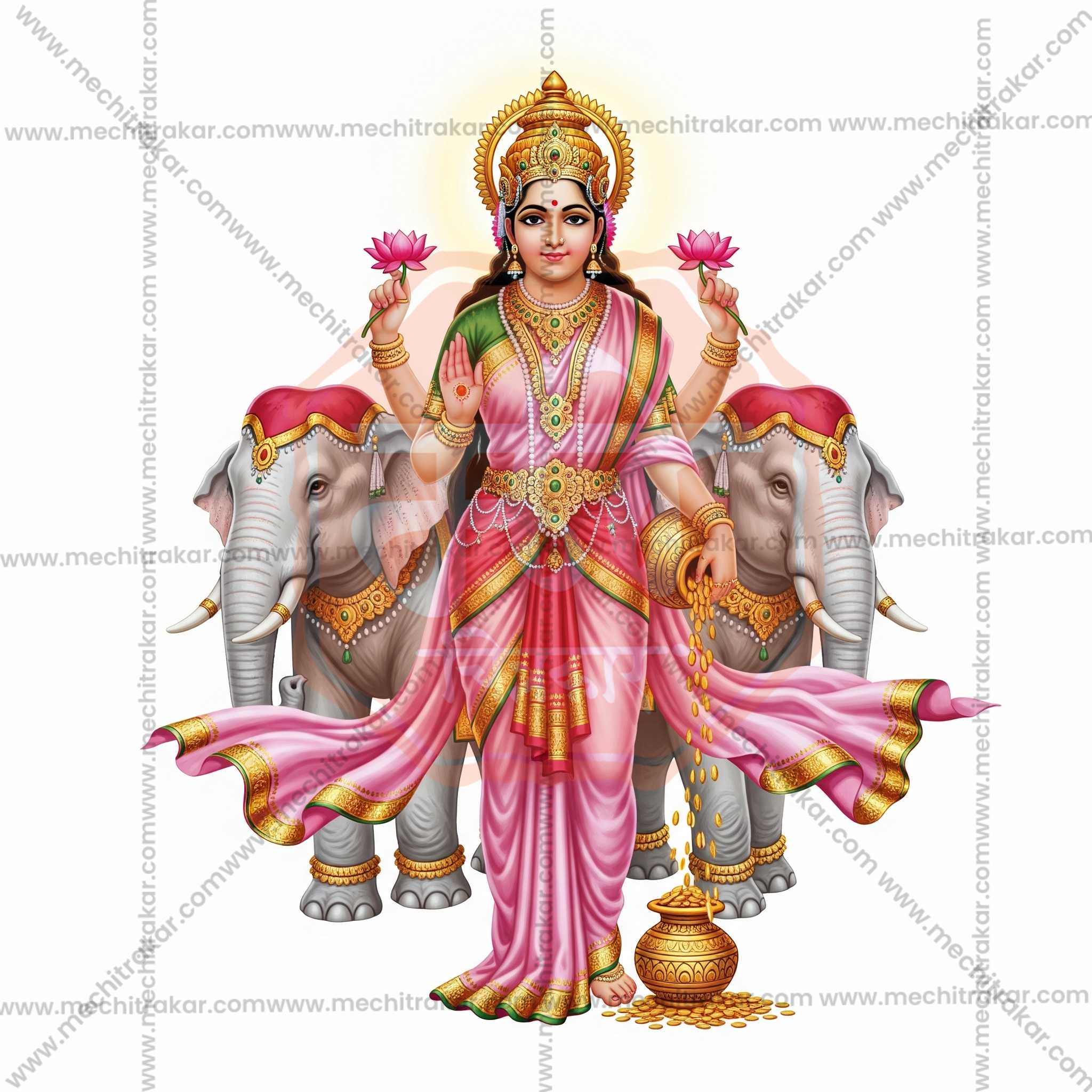 Premium Hindu Gods JPG Image Bundle – 100 High-Quality Illustrations by Mechitrakar | HGILL0625-Bundle No.1