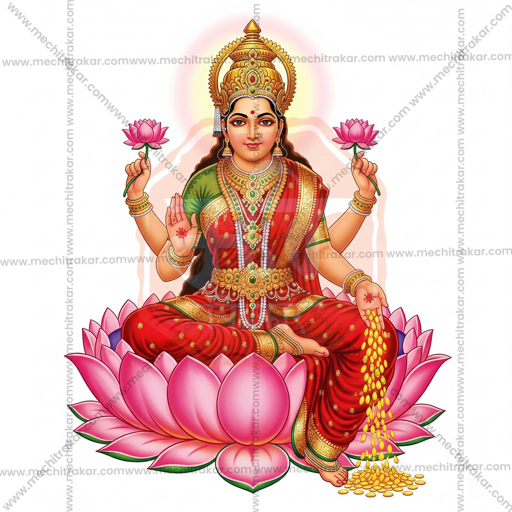Premium Hindu Gods JPG Image Bundle – 100 High-Quality Illustrations by Mechitrakar | HGILL0625-Bundle No.1