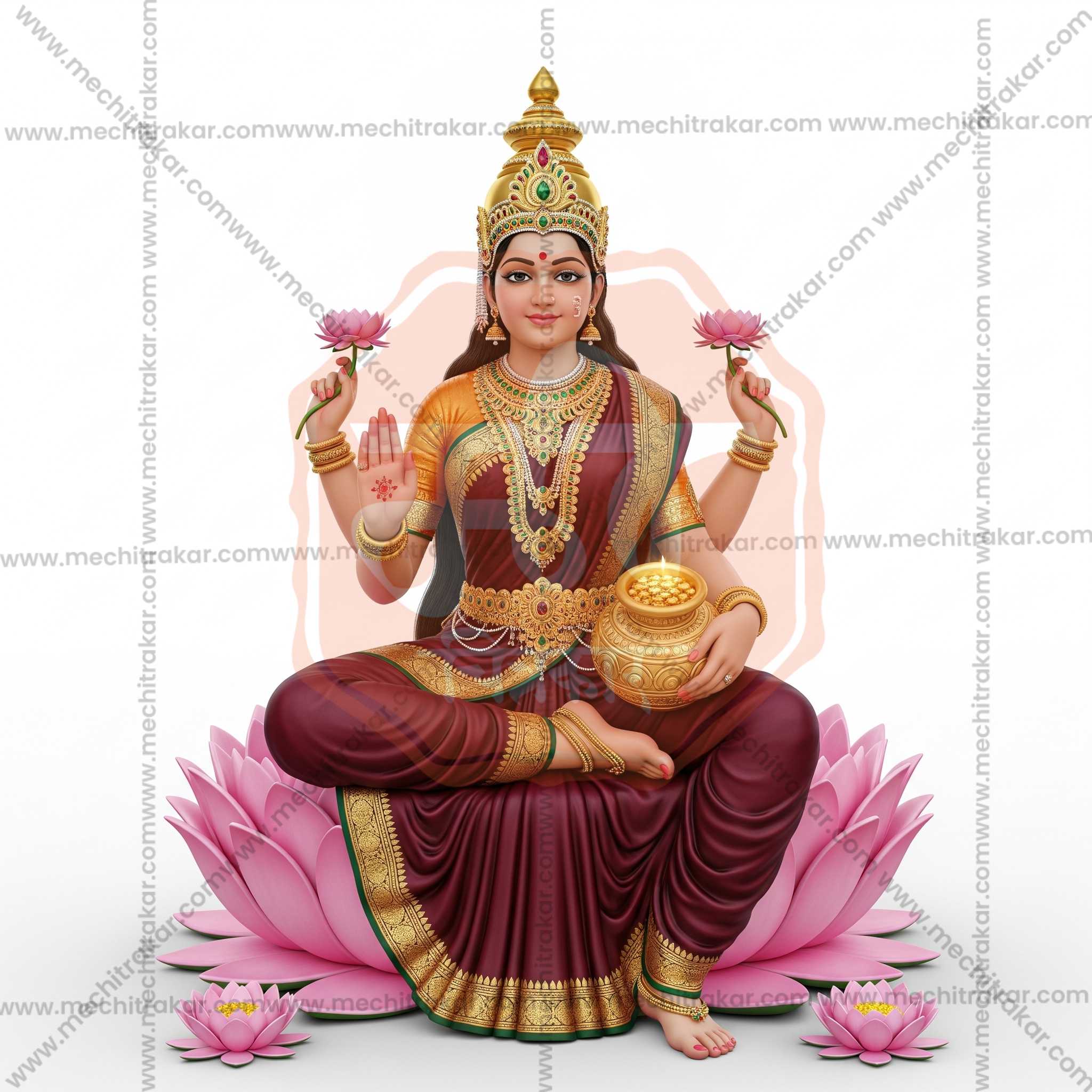 Premium Hindu Gods JPG Image Bundle – 100 High-Quality Illustrations by Mechitrakar | HGILL0625-Bundle No.1