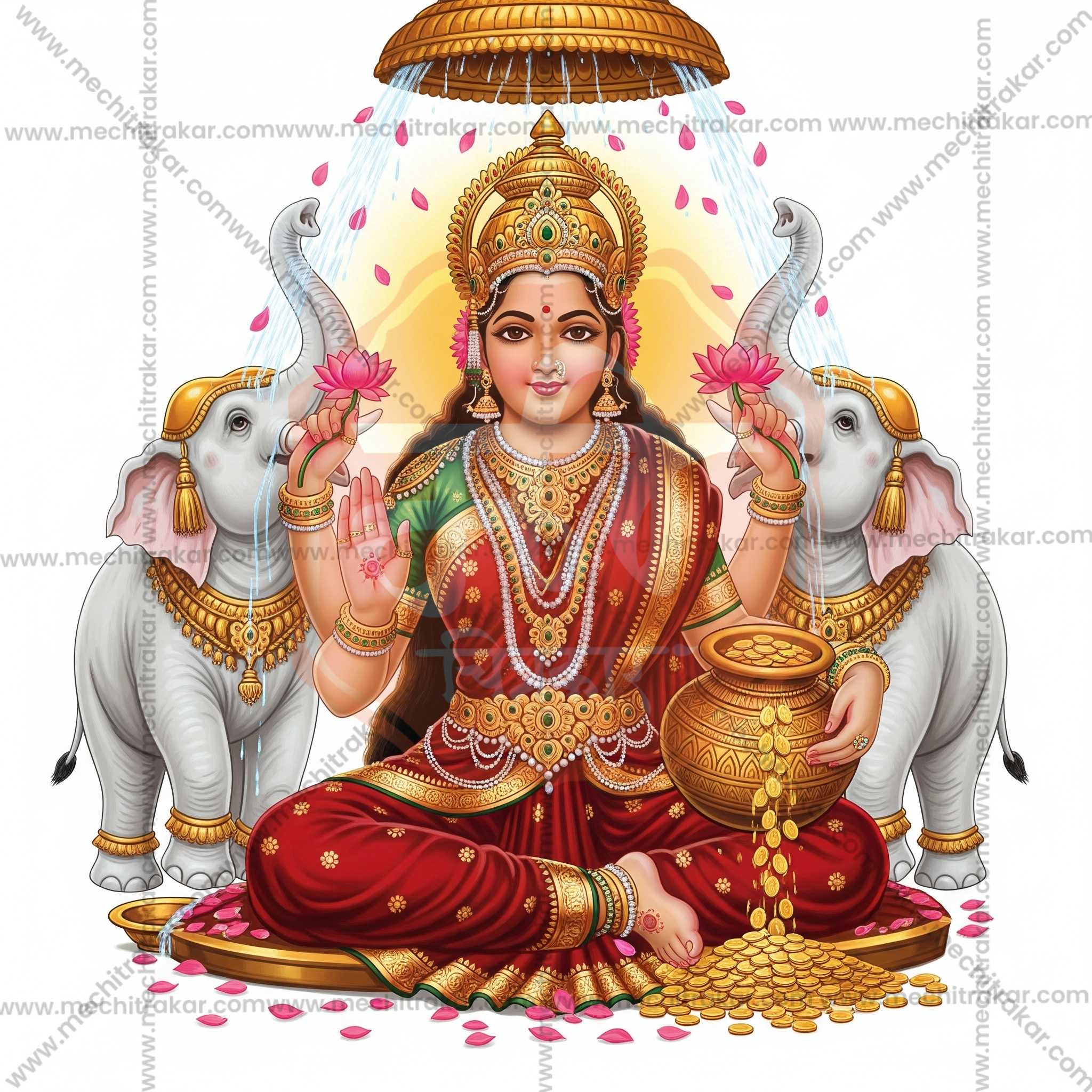 Premium Hindu Gods JPG Image Bundle – 100 High-Quality Illustrations by Mechitrakar | HGILL0625-Bundle No.1