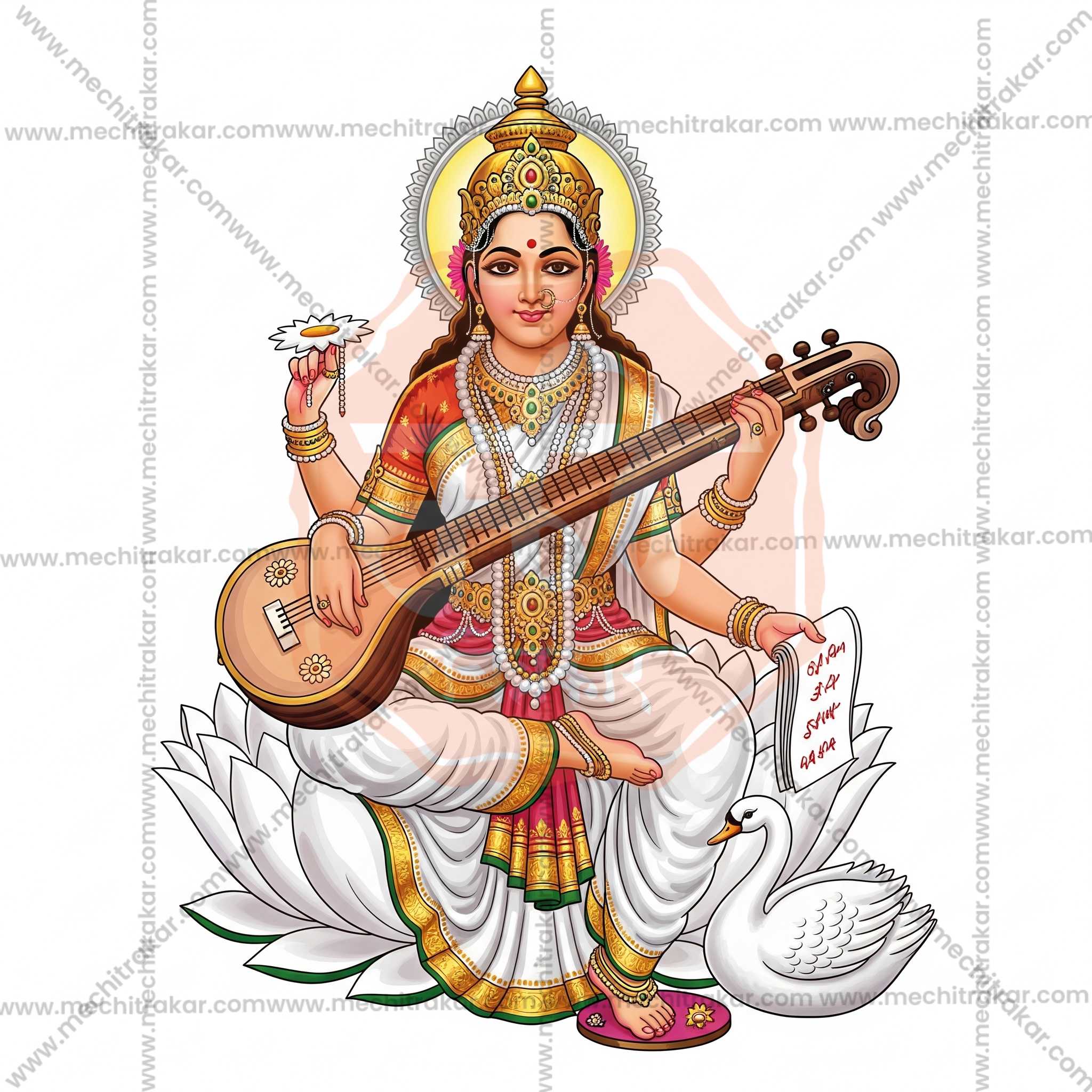 Premium Hindu Gods JPG Image Bundle – 100 High-Quality Illustrations by Mechitrakar | HGILL0625-Bundle No.1