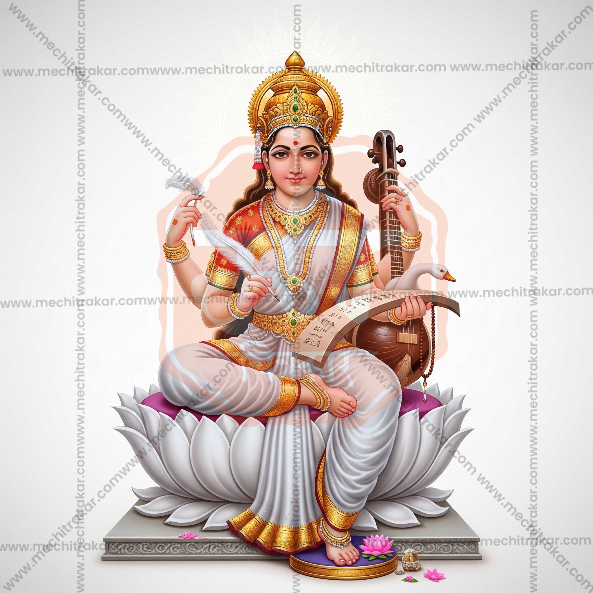 Premium Hindu Gods JPG Image Bundle – 100 High-Quality Illustrations by Mechitrakar | HGILL0625-Bundle No.1