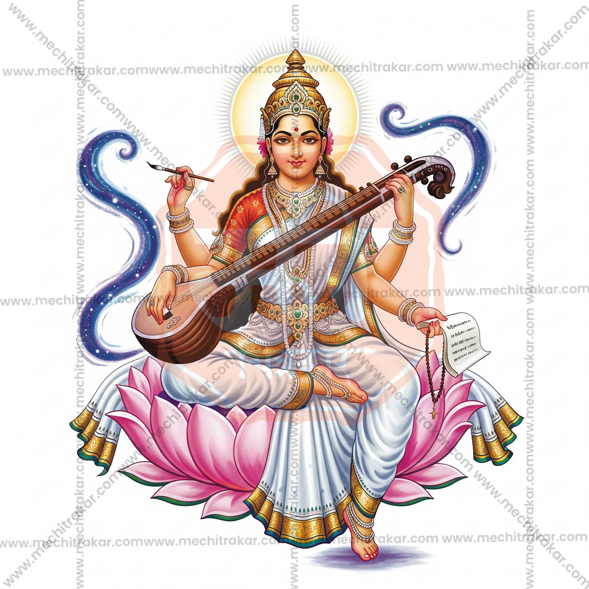 Premium Hindu Gods JPG Image Bundle – 100 High-Quality Illustrations by Mechitrakar | HGILL0625-Bundle No.1