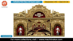 Shri Ram Raghunandan Six Side Decoration Editable PSD Template | Royal Elephant Palace Theme Based Design for Designers