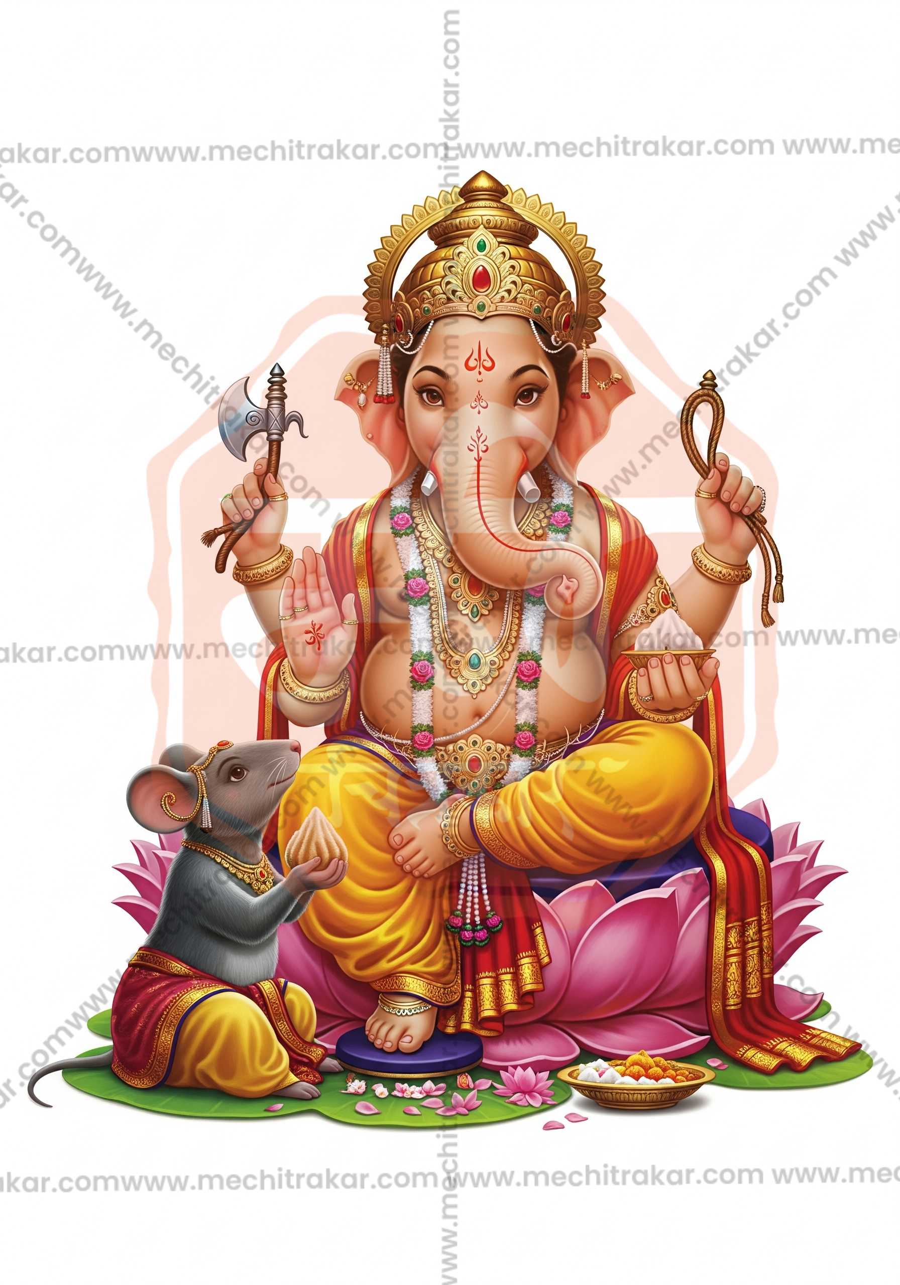 Premium Hindu Gods JPG Image Bundle – 100 High-Quality Illustrations by Mechitrakar | HGILL0625-Bundle No.1