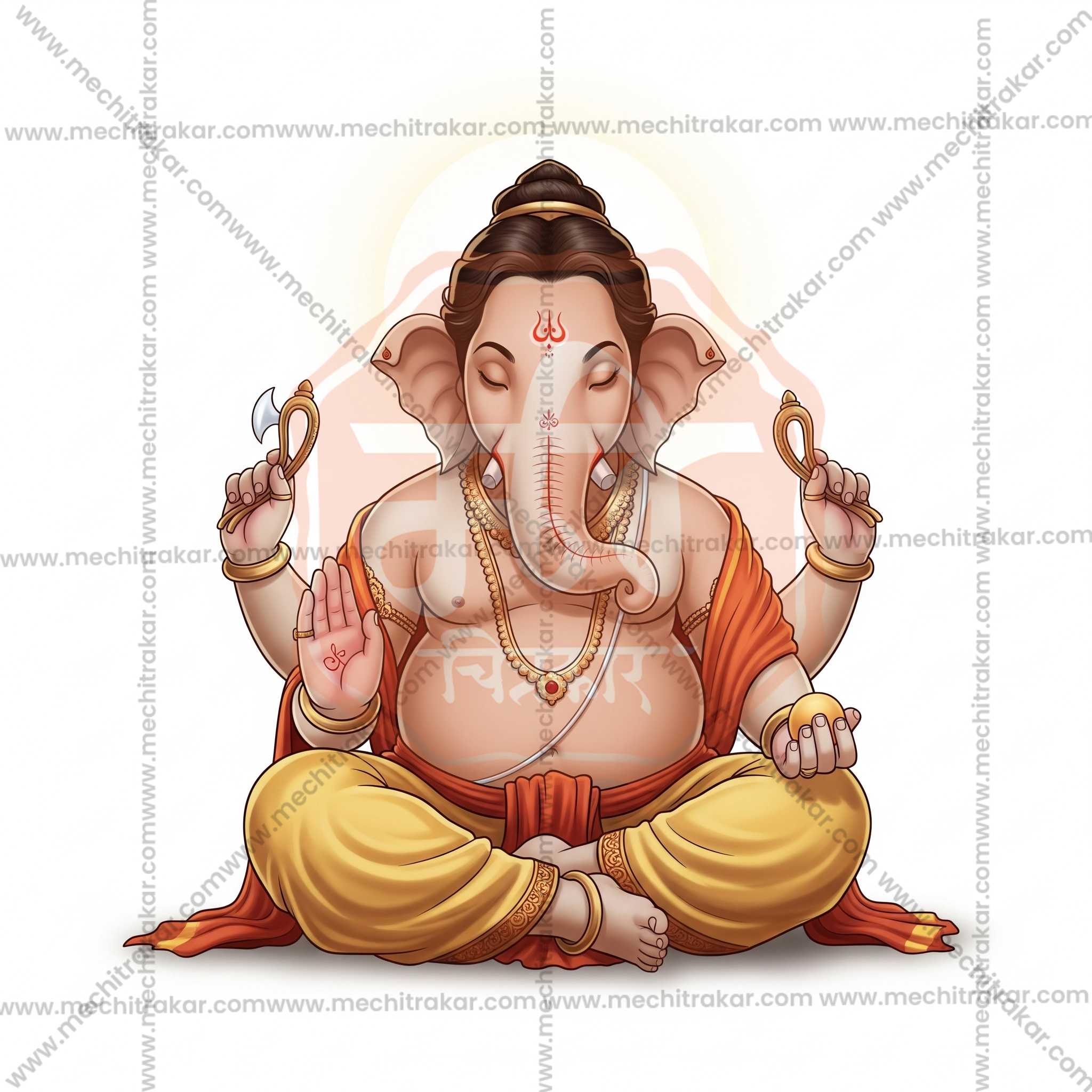 Premium Hindu Gods JPG Image Bundle – 100 High-Quality Illustrations by Mechitrakar | HGILL0625-Bundle No.1