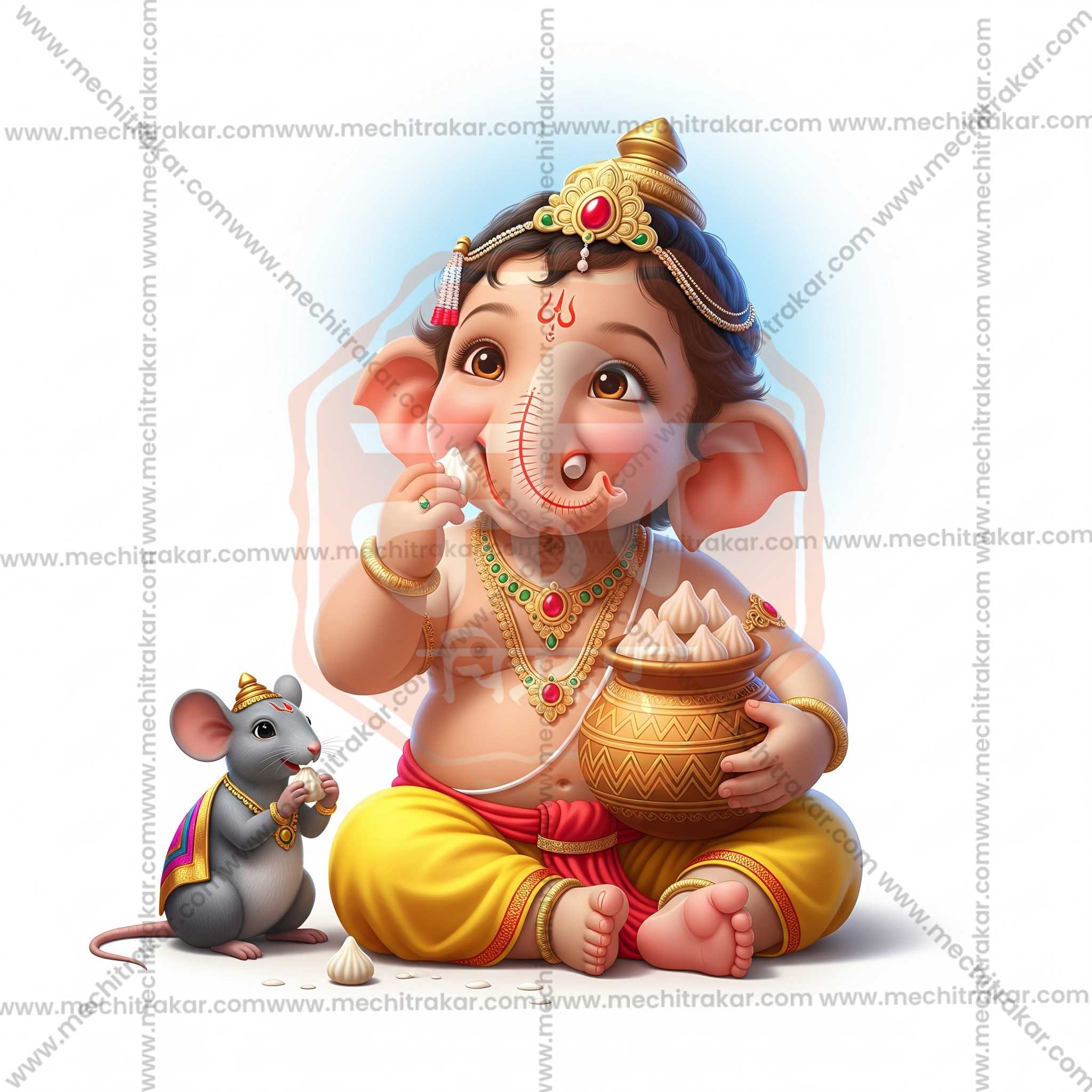 Premium Hindu Gods JPG Image Bundle – 100 High-Quality Illustrations by Mechitrakar | HGILL0625-Bundle No.1