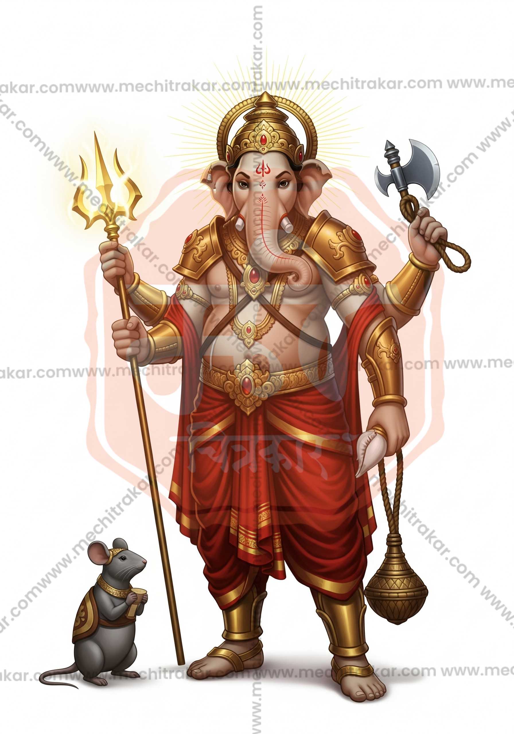 Premium Hindu Gods JPG Image Bundle – 100 High-Quality Illustrations by Mechitrakar | HGILL0625-Bundle No.1