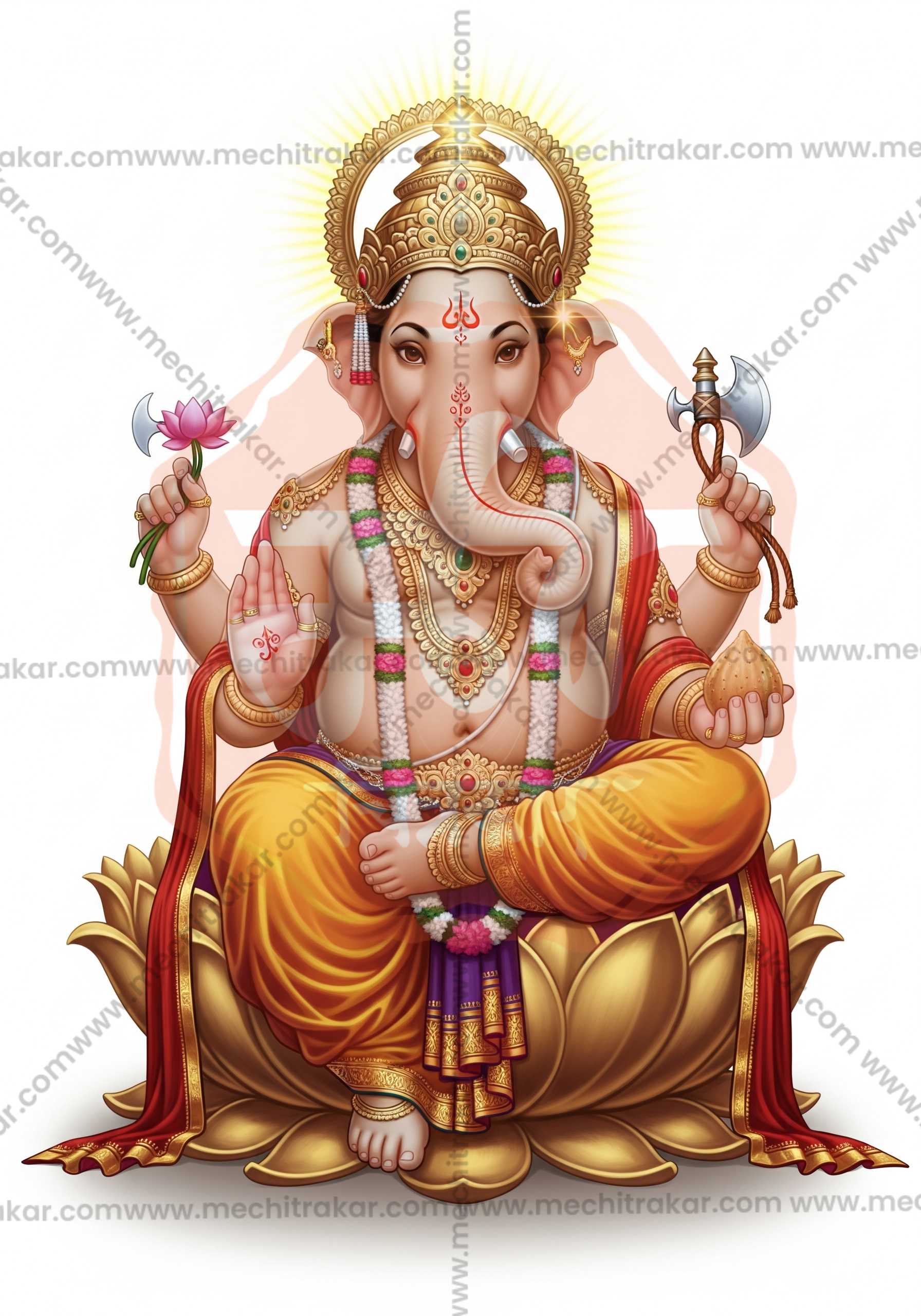 Premium Hindu Gods JPG Image Bundle – 100 High-Quality Illustrations by Mechitrakar | HGILL0625-Bundle No.1
