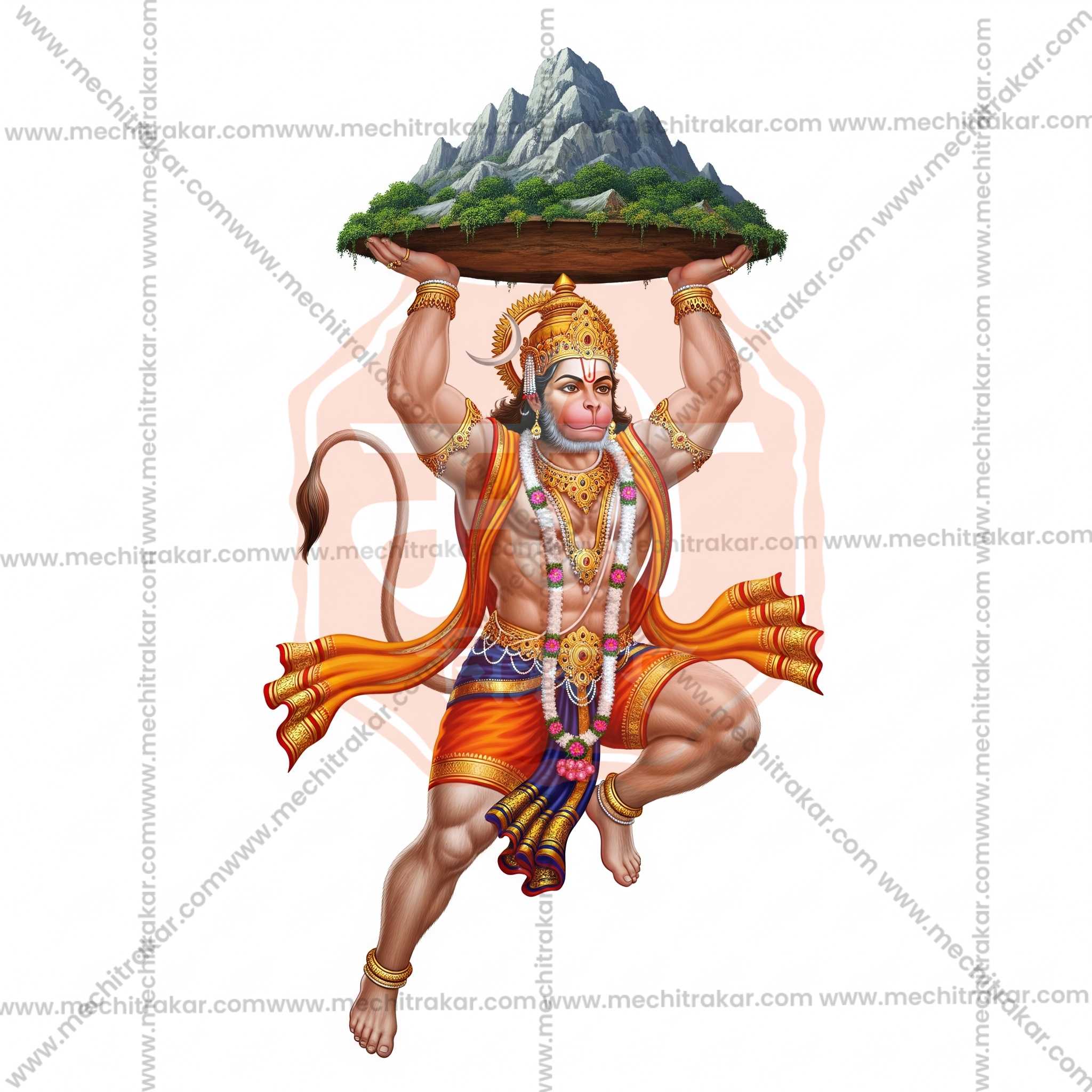 Premium Hindu Gods JPG Image Bundle – 100 High-Quality Illustrations by Mechitrakar | HGILL0625-Bundle No.1
