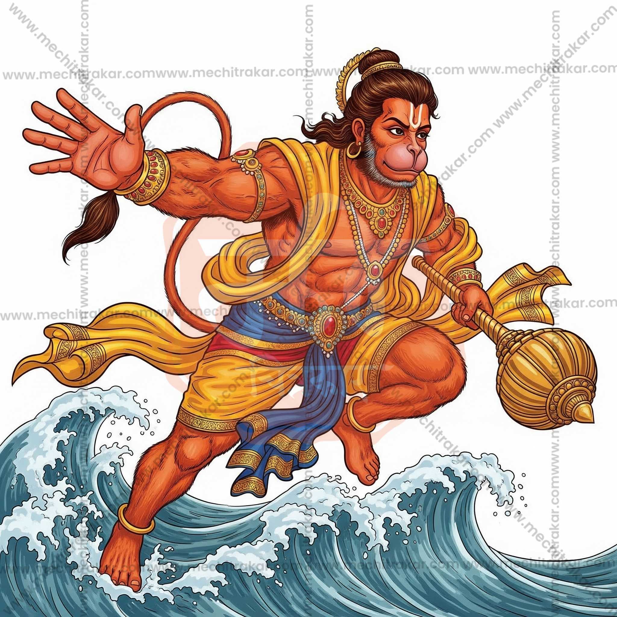 Premium Hindu Gods JPG Image Bundle – 100 High-Quality Illustrations by Mechitrakar | HGILL0625-Bundle No.1