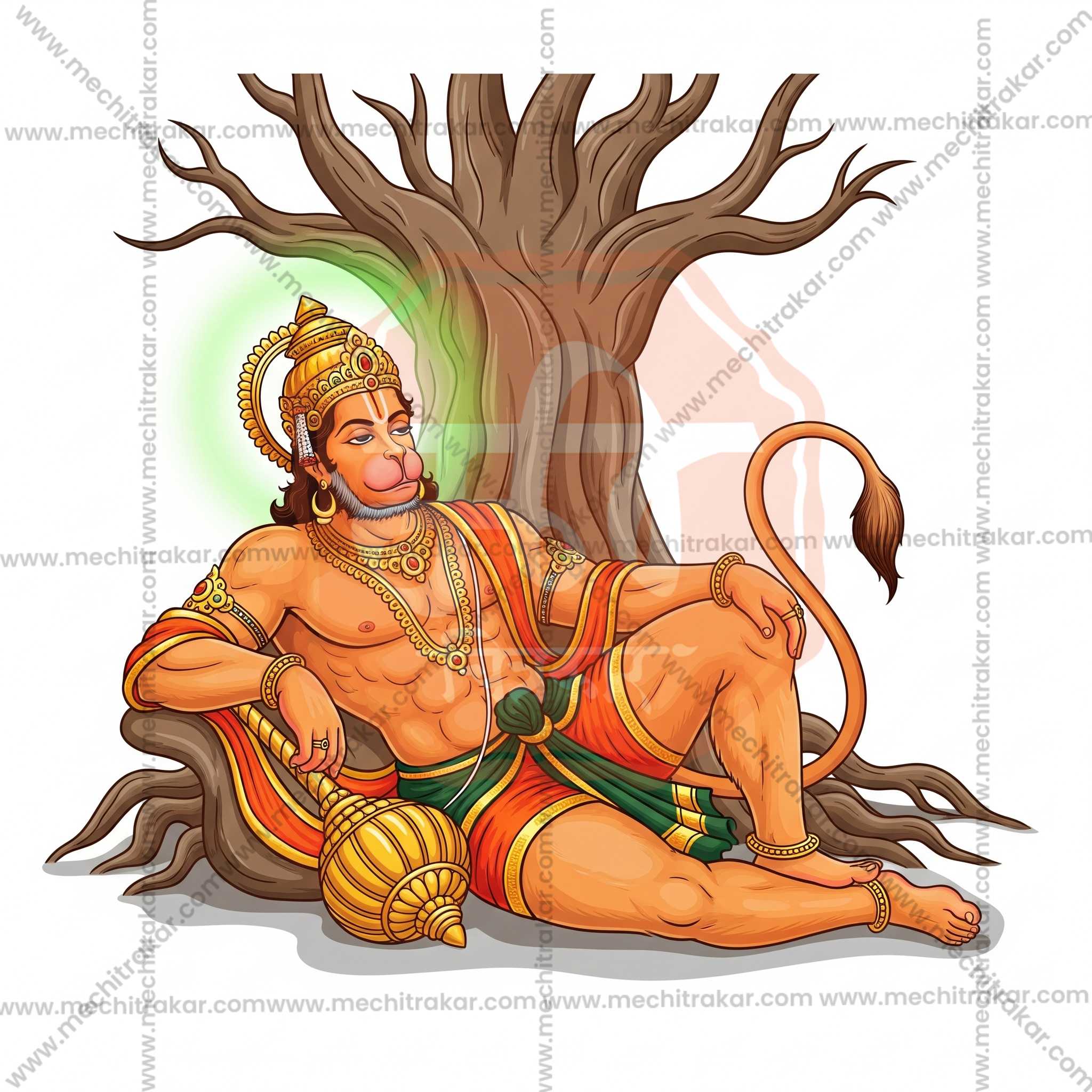 Premium Hindu Gods JPG Image Bundle – 100 High-Quality Illustrations by Mechitrakar | HGILL0625-Bundle No.1