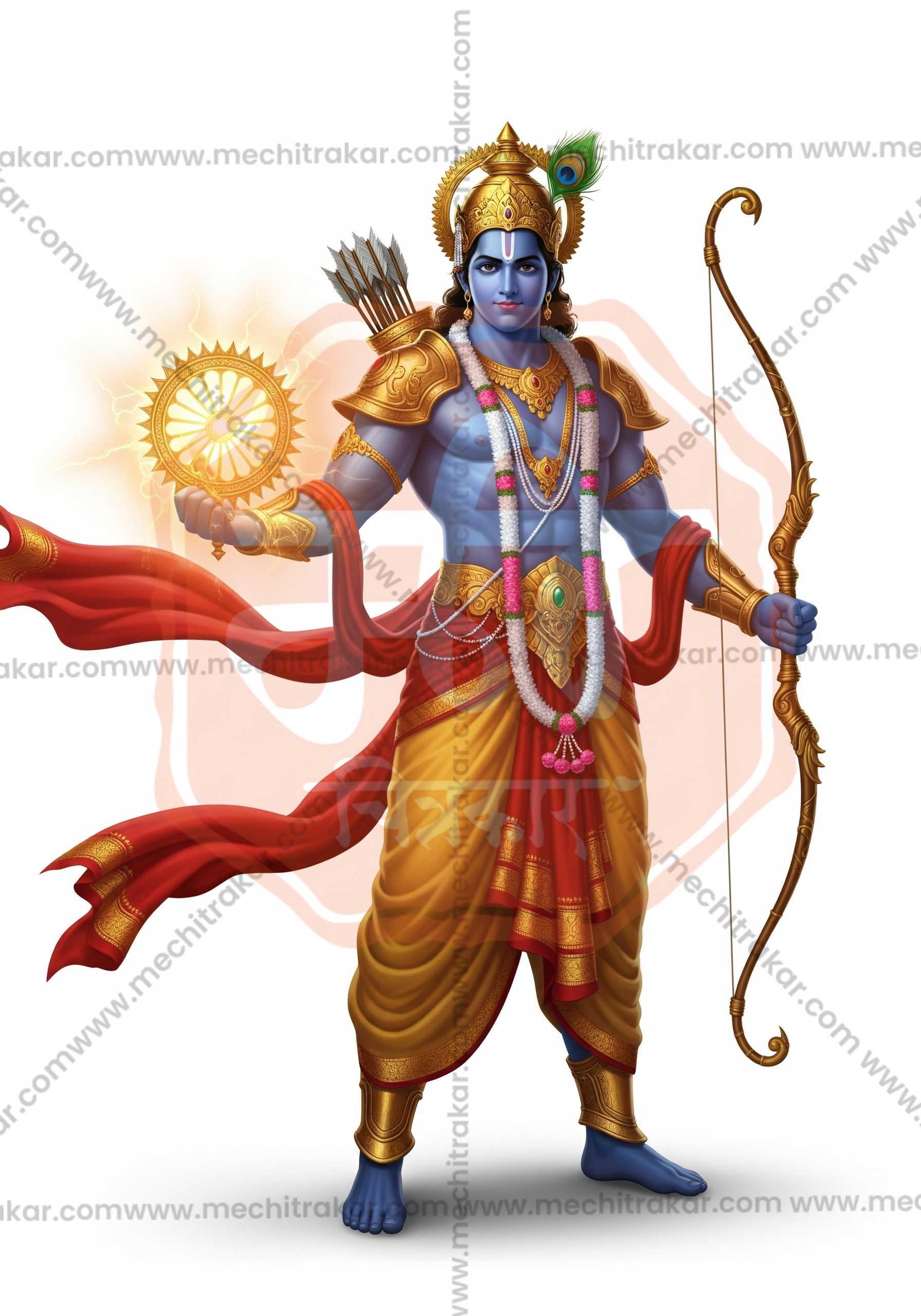 Premium Hindu Gods JPG Image Bundle – 100 High-Quality Illustrations by Mechitrakar | HGILL0625-Bundle No.1