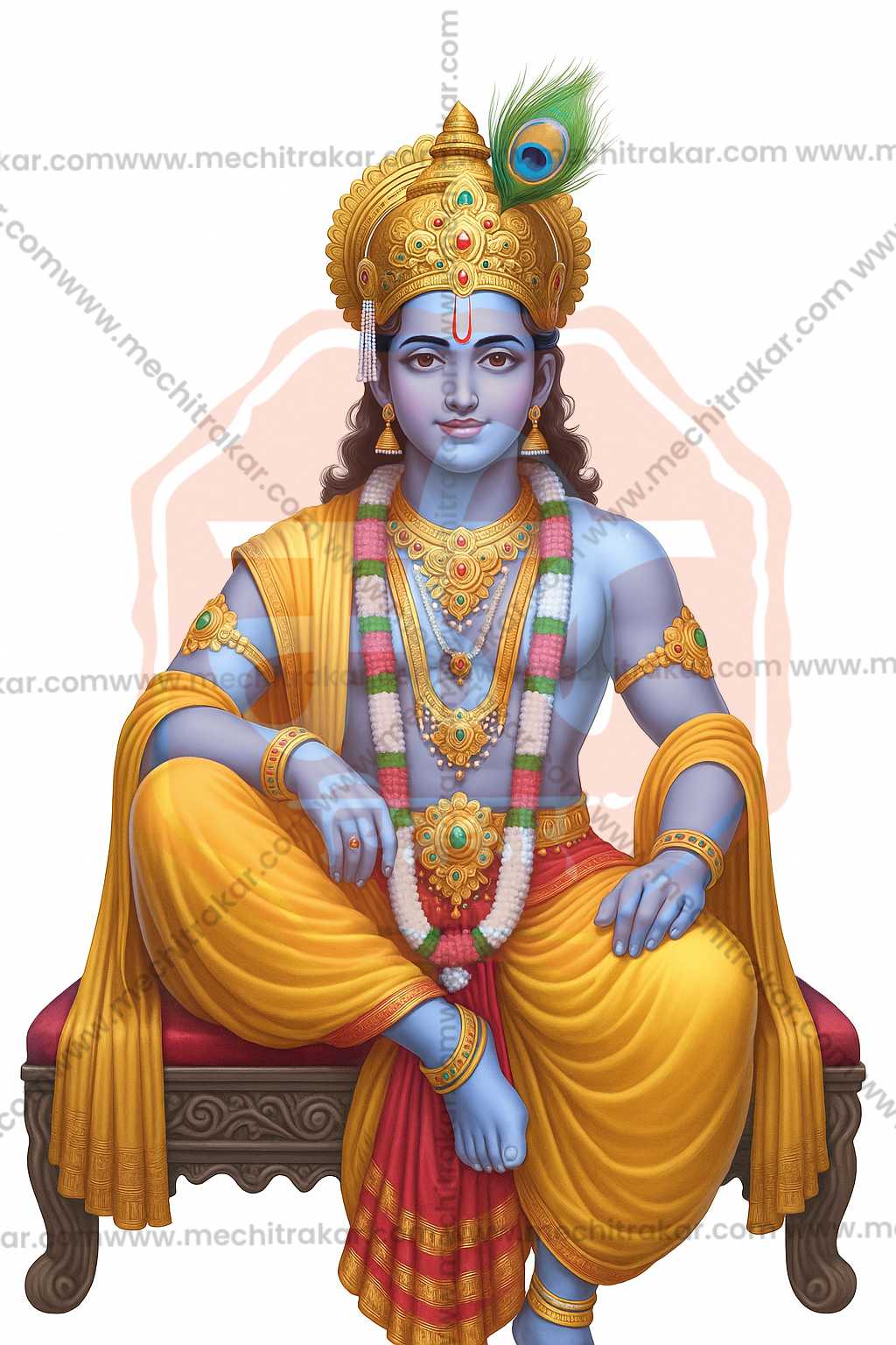 Premium Hindu Gods JPG Image Bundle – 100 High-Quality Illustrations by Mechitrakar | HGILL0625-Bundle No.1